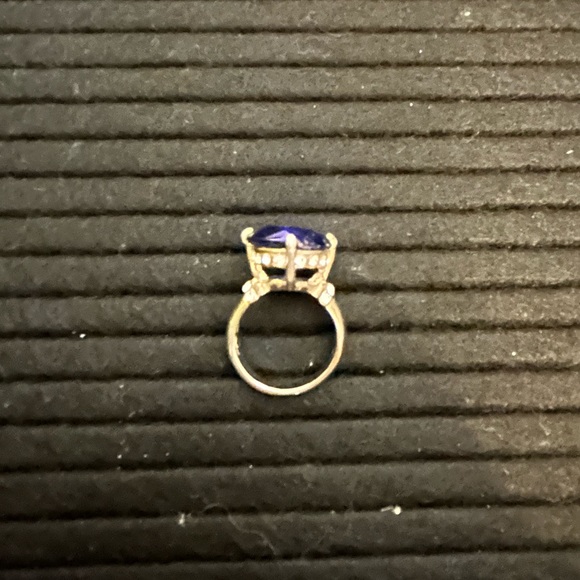 Large blue stone ring - Picture 2 of 4